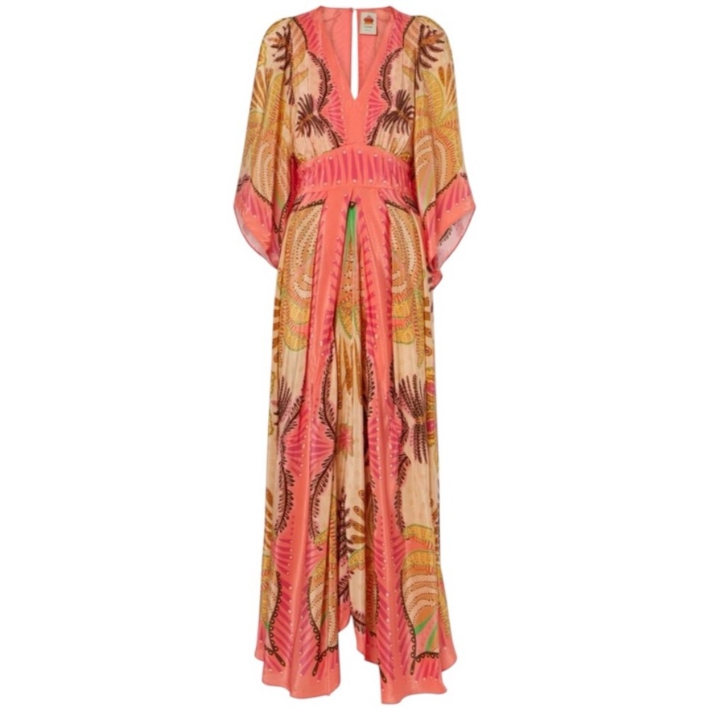 NWT FARM Rio Palms Dress Size S